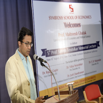 Speech by Professor Ghatak