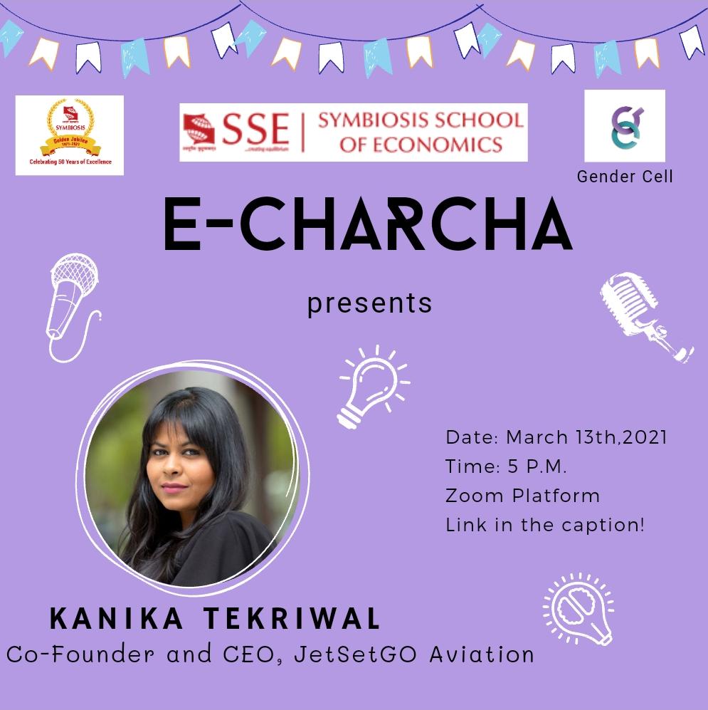 E charcha with Kanika Tekriwal at gender cell