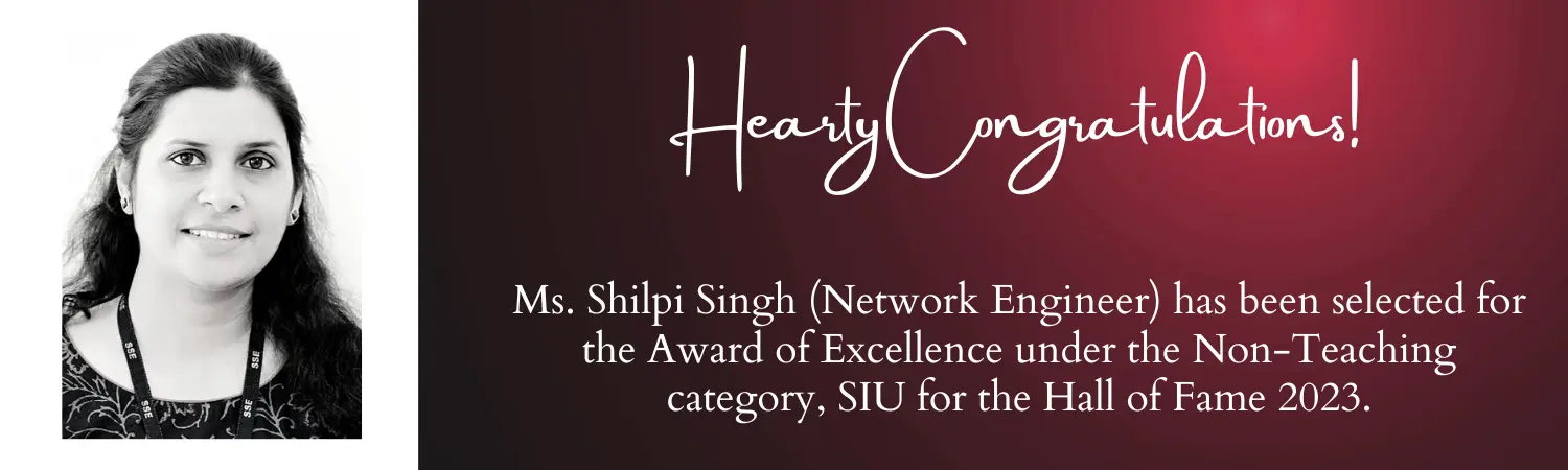 SSE Pune - Ms.Shilpi Singh